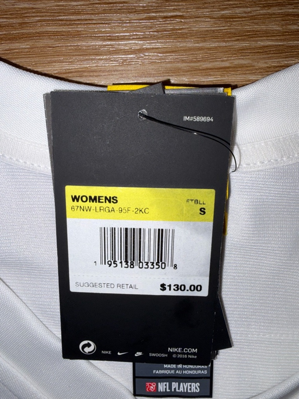 Women’s Los Angeles Rams Cooper Kupp #10 Nike White Game Jersey Size Small New - Picture 5 of 7